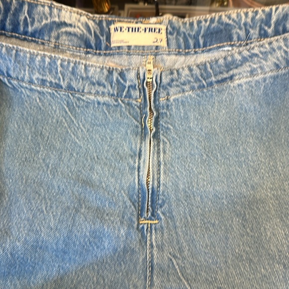 Free People Denim Skirt Skort - Picture 4 of 4